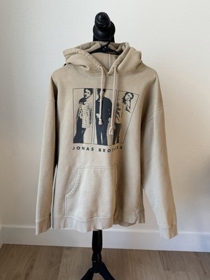 Jonas Brothers The Tour 2023 Tan Graphic Hoodie Size XL