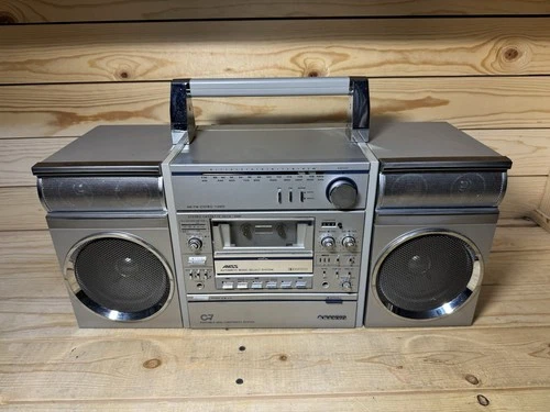 Sanyo C-7 C7 Portable Mini Stereo Component System Boombox CASSETTE NOT WORKING