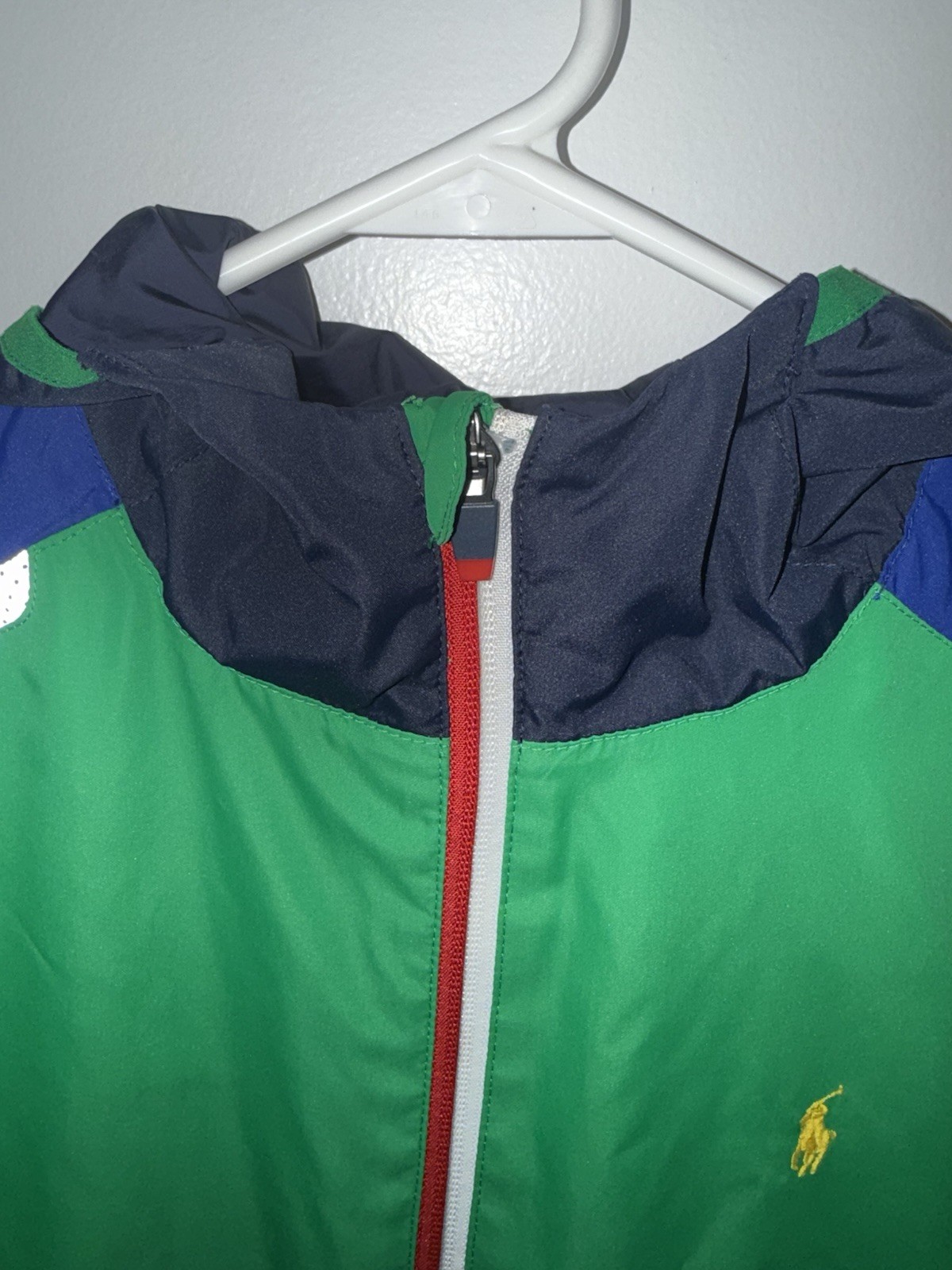 Boys 14-16 Polo Ralph Lauren Lightweight Windbreaker Zip Up Hooded Jacket thumbnail 3