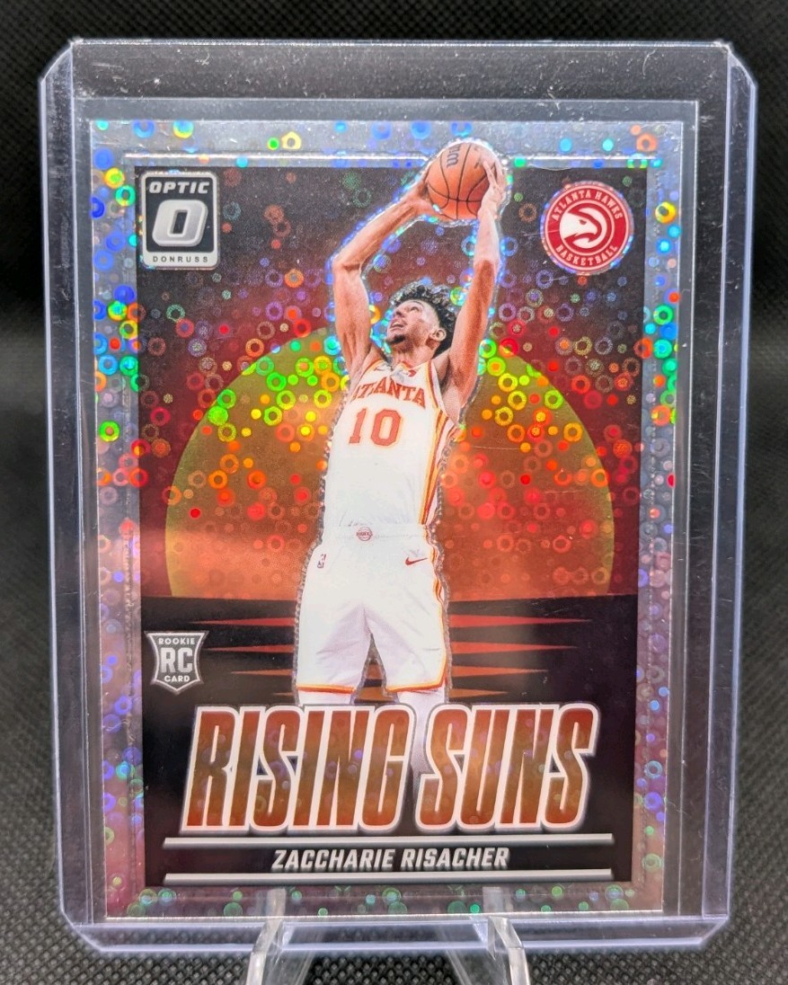 ZACCHARIE RISACHER 2024-25 DONRUSS OPTIC RISING SUNS ROOKIE HOLO DISCO RC