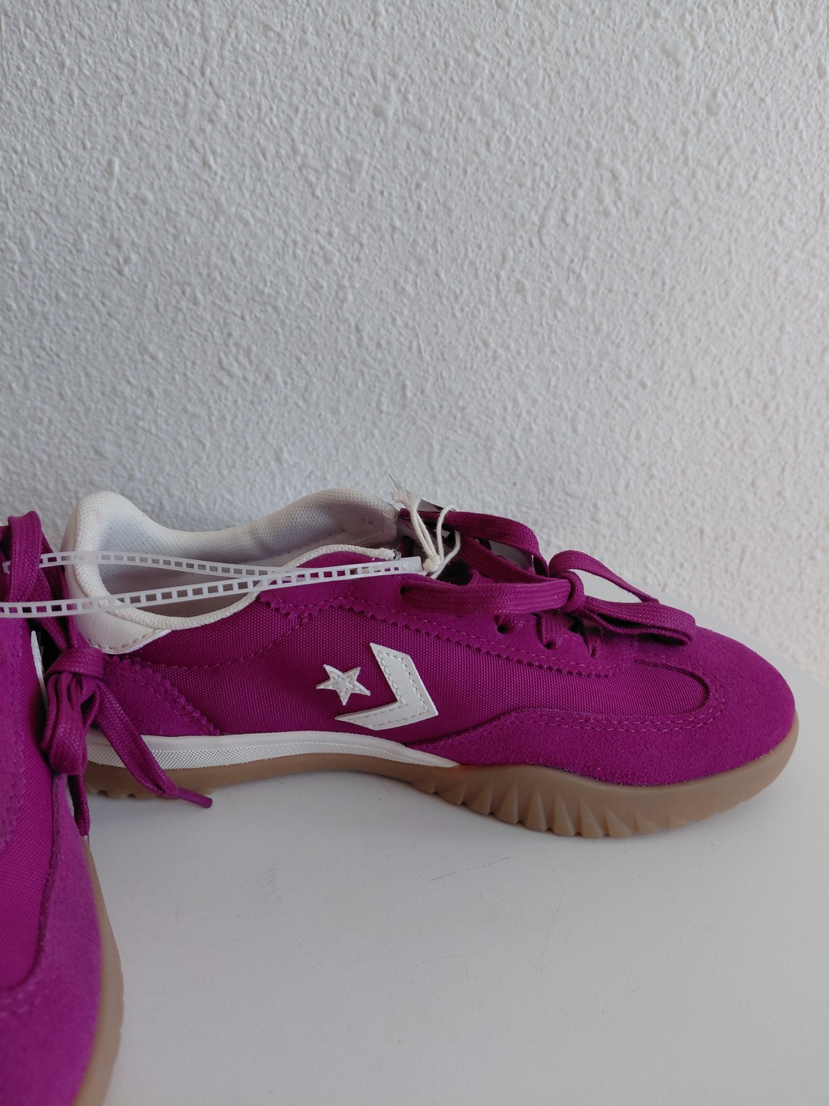 Nwob Converse Run Star Trainer Ox Suede Sneakers Purple Mens 4 Womens 5.5  thumbnail 17