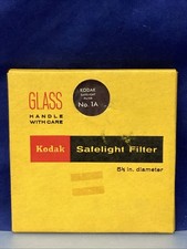 NEW GENUINE KODAK 10867 CP 5 1/2" DIA SAFELIGHT FILTER NO. 1A