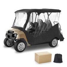 4-Passenger Golf Cart Rain Enclosure for Club Car DS/Precedent 2 2Seats