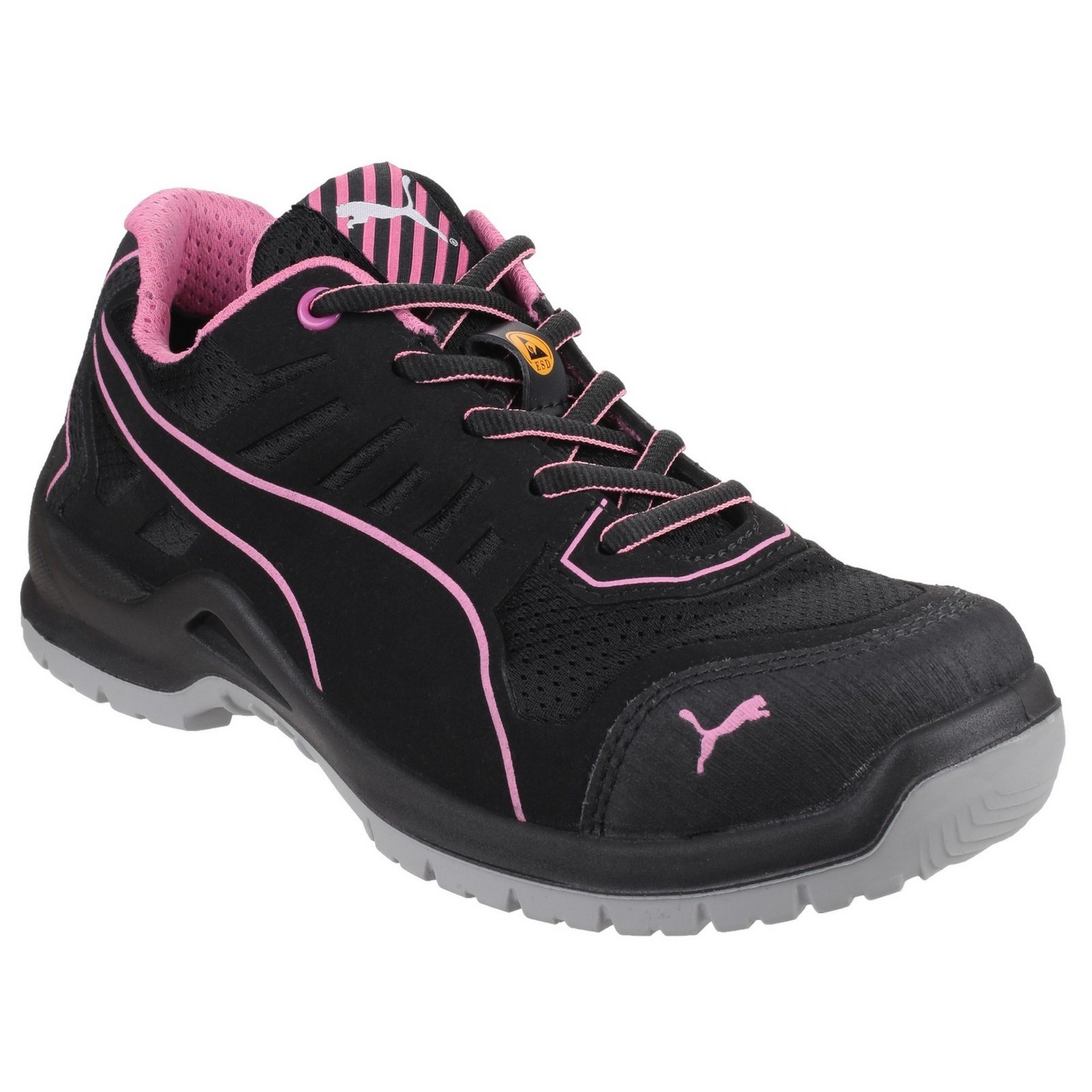 Puma - Zapatillas Deportivas de Seguridad Fuse TC con Cordones para Mujer