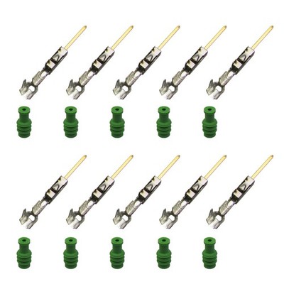 10x MQS Quadlock MOST Stift Kontakt Seal 0,25²-0,35² BMW 1 393 705.9 / 1393705.9