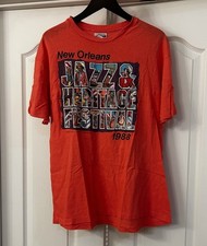Vintage New Orleans Jazz Festival Shirt XL 1988 Single Stitch Made In USA