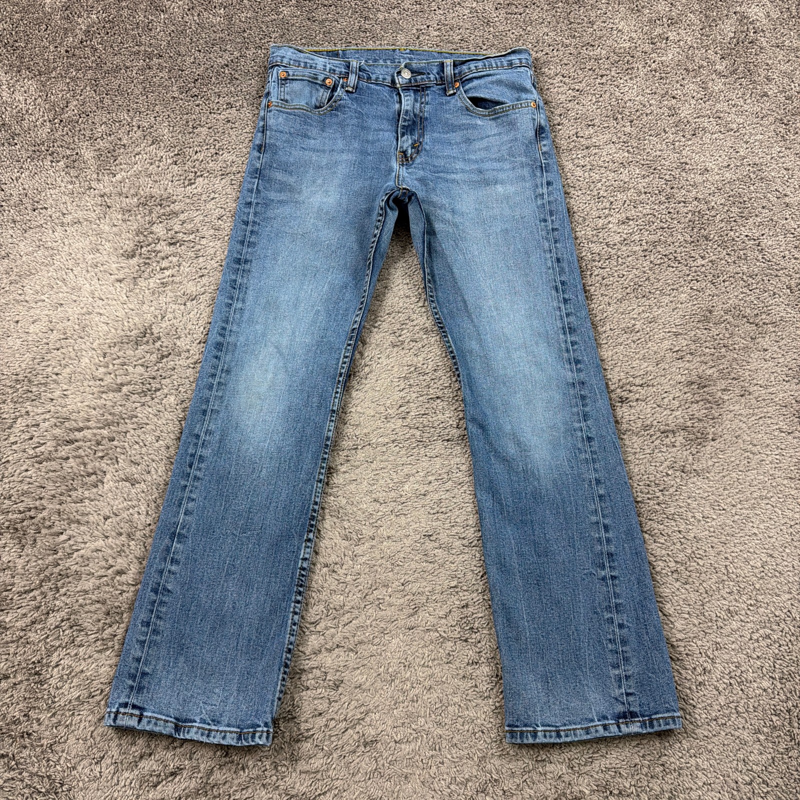 S 30 Boot Cut Low Rise Slim Denim Medium Wash Cowboy Stretch