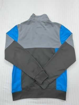Nike Trainingsjacke Herren Grau Color Block Full-Zip Größe S