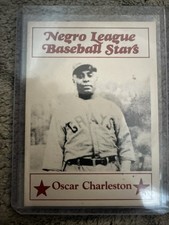 1986 Fritsch Negro League Baseball Stars #8 Oscar Charleston