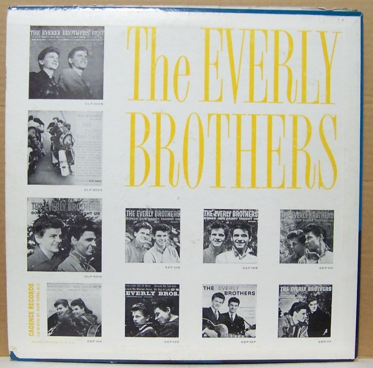 THE EVERLY BROTHERS - BEST - 1962 LP VINYL RECORD | eBay