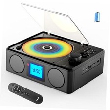 Portable CD Player with Bluetooth, FM Radio  Remote  Rechargeable, Stereo