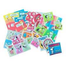 VTG Hallmark PEANUTS Sticker Lot, SNOOPY Holidays And Misc Sheets And Loose