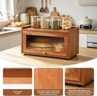 Wooden Bread Box for Kitchen Countertop, Bread Storage for Clutter-Free Counter — photo 4