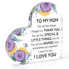 Mother's Day Gifts for Mom from Daughter Son, Birthday 3.9 3.9in, For