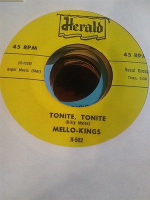 Mello-Kings, Tonite, Tonite / Do Baby Do ~ Herald 45