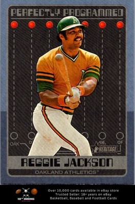 2024 Topps Heritage Perfectly Programmed BASEBALL #PP-1 Reggie Jackson