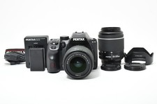 Pentax K-70 24.2MP Digital SLR Camera  Double Lenses Exc 5 From JAPAN 3045