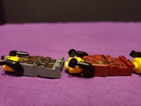 LEGO Ninjago Hands Of Time Minifigure Lot Dual Heads Kai Jay Blunck Slackjaw