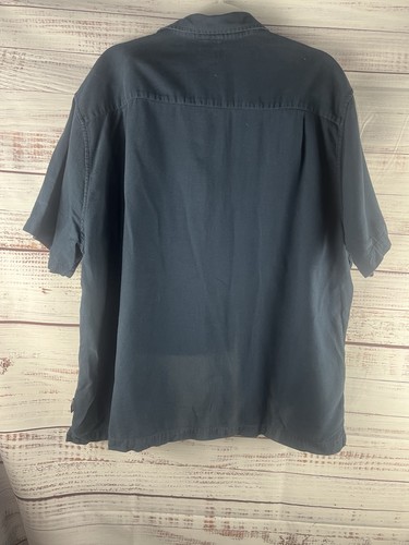 Structure Shirt Men's XXL Blue Short Sleeve Casual 100% Cotton - Picture 2 of 6