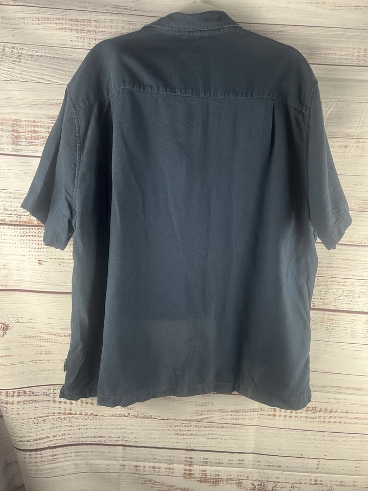 Structure Shirt Men's XXL Blue Short Sleeve Casual 100% Cotton - Image 2 of 4