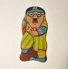 Vintage Japanese Menko Baseball Player
