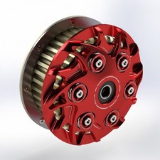 Ducati slipper clutch red Kbike NEW - Ergal dry clutch