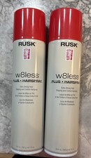 Rusk W8less Plus Extra Strong Hold Hairspray 10 oz Each Lot Of 2