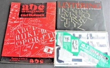 Vintage- Set of (3) Craft Set Books & Used Hy-Ko Products- Numbers and Letters. 