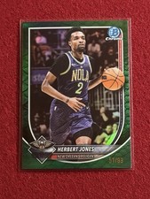 2025-26 Bowman Chrome Herbert Jones GREEN REPTILIAN /99 SSP REFRACTOR BCV140