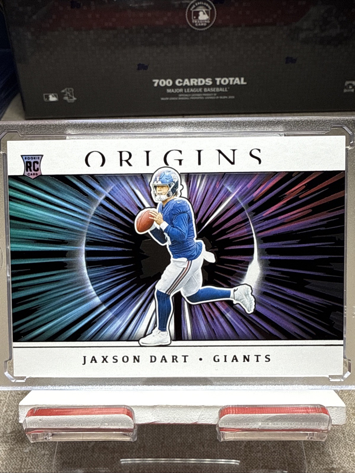 2025 Panini Origins Jaxson Dart RC Big Bang #1 Case Hit Giants