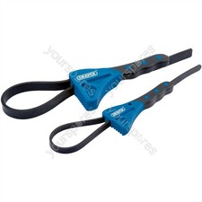 Draper Soft Grip Strap Wrench Set (2 Piece)