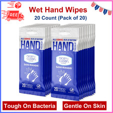 Nice 'N Clean Sensitive Skin Wet Hand Wipes Infused W/ Aloe  Vitamin E, 400 Ct