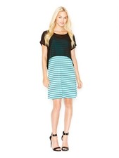 KENSIE Womens Light Blue Sleeveless Above The Knee Shift Dress Size: S