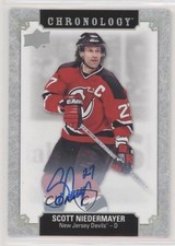 2018-19 Upper Deck Chronology Franchise History Scott Niedermayer Auto HOF 00b6