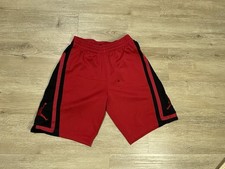 Nike Air Jordan Basketball Shorts Red Boys Youth Sz M 10-12 YRS Active Gym