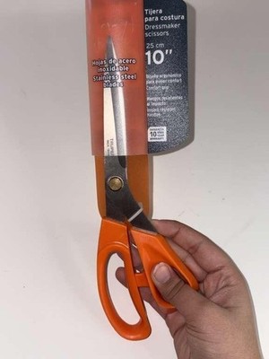 Truper Scissors Seam 10' for Gamefowl Stainless Steel Blades Ideal for Cutting M