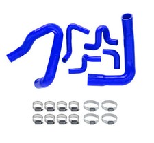 1986-1993 Mustang Gt Lx Cobra V8 Blue Silicone Engine Radiator Hose Kit W Clamps 1986-1993 Mustang Gt Lx Cobra V8 Blue Silicone Engine Radiator Hose Kit W Clamps