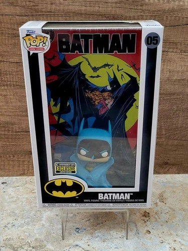 Batman 🦇 Funko Pop #05 DC Comic Covers 11" Case w McFarlane #423 Cover‼️