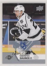 2020-21 Upper Deck AHL Auto Cameron Gaunce #30 Auto 0mz1