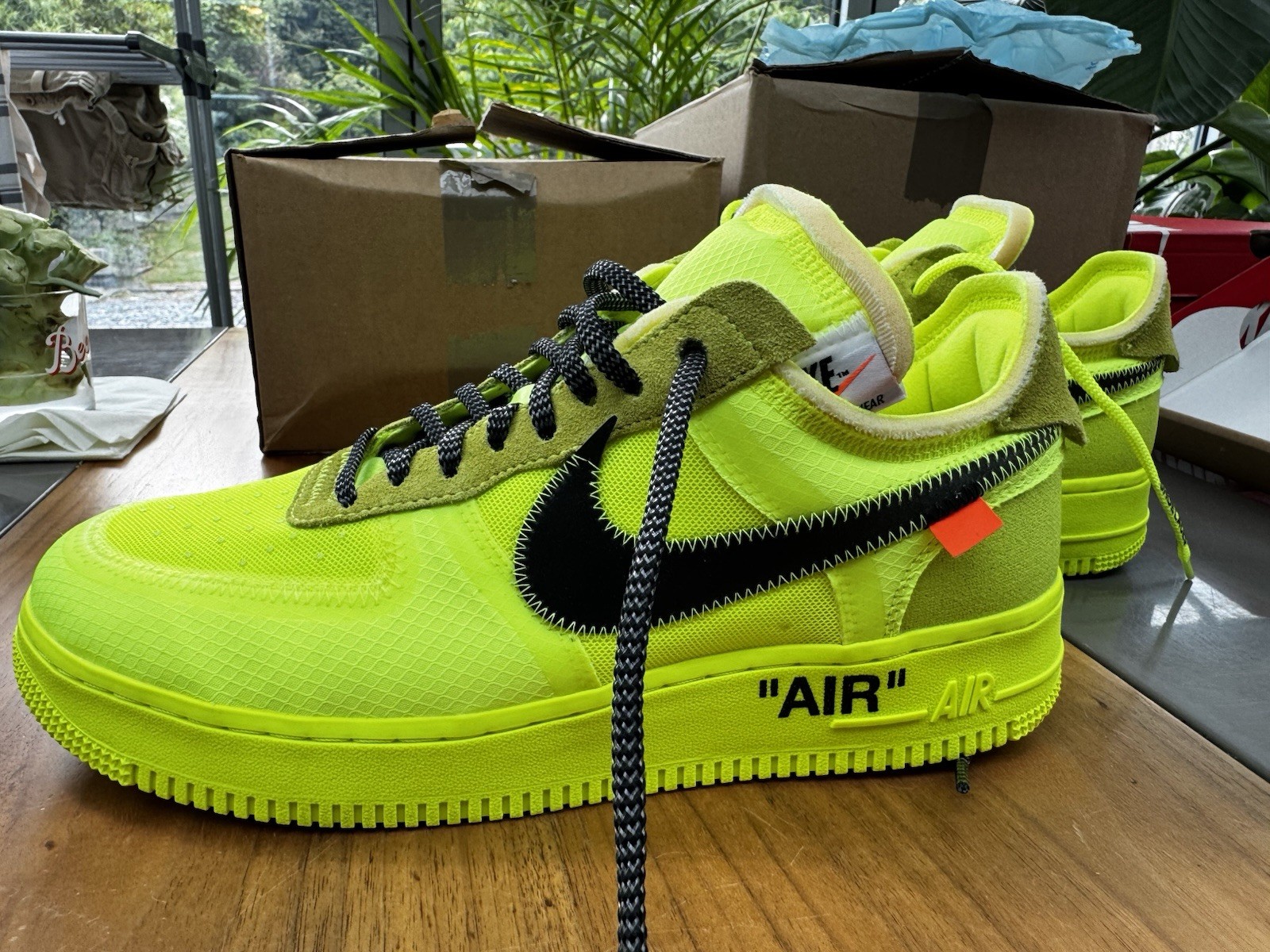 OFF WHITE X NIKE Nike Off White x Air Force 1 Low Volt Taglia 9 UK