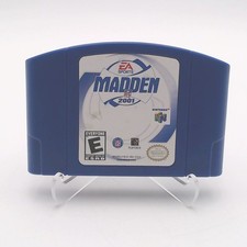 Madden 2001 - Game Only - Very Good Condition - Tested - N64