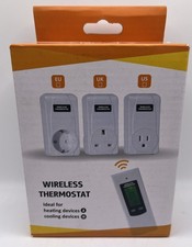 Wireless Thermostat LCD Remote Module Display Controller Heating Cooling.OPEN   