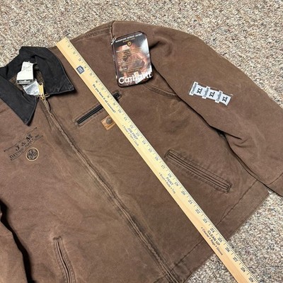 Vintage NWT Carhartt Detroit Jacket J97 CHT Size XL Made In USA