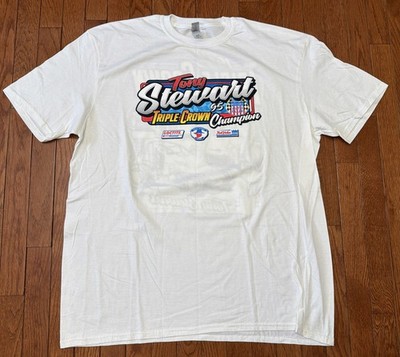 Tony Stewart 1995 USAC Triple Crown Champion Tshirt Adult Size 2XL Sprint Car