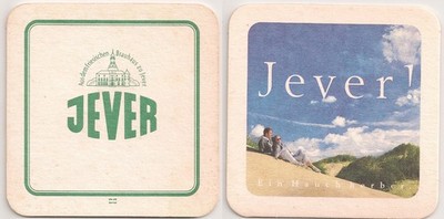 Jever - old beer mat ''A touch of tart - dunes'' imprint