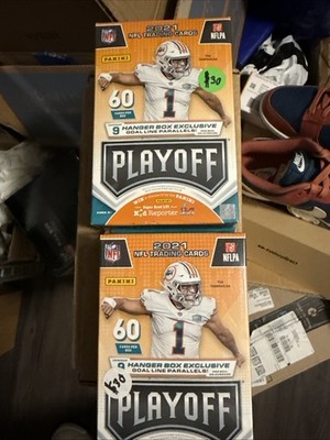 NEW SEALED NFL Panini 2021 Playoff Hanger Box - 60 Cards Per Box 2 Boxes!!