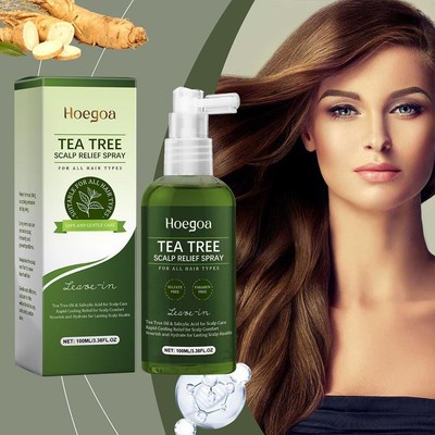 Scalp Relief Spray Scalp Relief W/TEA TREE Leave-In Spray >UK 100ml W8R7