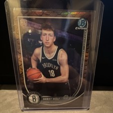 Topps Chrome Basketball 2025 Rookie Autographs Danny Wolf Nets #TCAR-DW