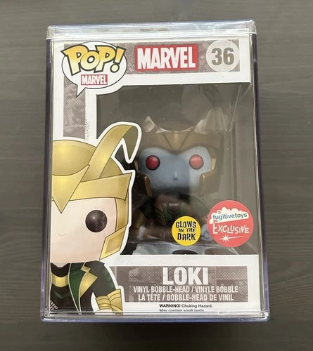 Funko Pop Marvel Frost Giant Loki #36 GITD Juguetes Fugitivos Exclusivos