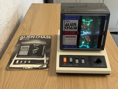 Tomy Alien Chase Vintage 1984 Twin Screen Game - Working - Huge Summer Sale 